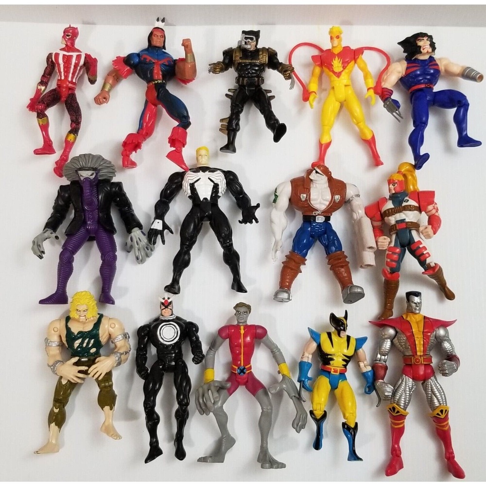 Toybiz | Toys | Lot Of 7 Vintage 199s Toy Biz Marvel Xmen Action